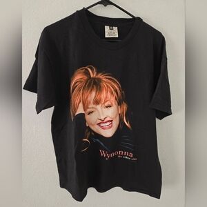 VINTAGE WYNONA JUDD CONCERT TOUR MERCH T SHIRT MEN Size Large THE JUDDS 1998